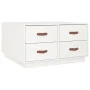 Solid white pine wood coffee table 80x80x45 cm by vidaXL, Coffee table - Ref: Foro24-821518, Price: 127,78 €, Discount: %