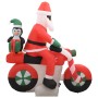 Papá Noel inflable navideño en moto LED IP44 160 cm en Decoración Festiva y Estacional | Comprar online en Foru.es