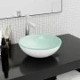 Lavabo de vidrio templado blanco 35x12 cm de vidaXL, Lavabos - Ref: Foro24-345252, Precio: 41,04 €, Descuento: %