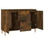 Smoked oak engineered wood sideboard 101x35x70 cm by vidaXL, Sideboards - Ref: Foro24-815162, Price: 86,64 €, Discount: %