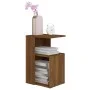 Mesa auxiliar madera contrachapada marrón roble 36x30x56 cm de vidaXL, Mesas auxiliares - Ref: Foro24-815191, Precio: 30,93 €...