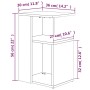 Mesa auxiliar madera contrachapada marrón roble 36x30x56 cm de vidaXL, Mesas auxiliares - Ref: Foro24-815191, Precio: 30,00 €...
