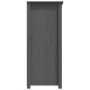 Aparador de madera maciza de pino gris 83x41,5x100 cm de vidaXL, Aparadores - Ref: Foro24-821514, Precio: 152,85 €, Descuento: %