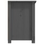 Mueble de TV de madera maciza de pino gris 79x35x52 cm de vidaXL, Muebles TV - Ref: Foro24-821499, Precio: 91,15 €, Descuento: %