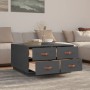 Mesa de centro de madera maciza de pino gris 80x80x45 cm de vidaXL, Mesas de centro - Ref: Foro24-821519, Precio: 151,86 €, D...