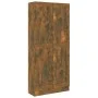 Estantería madera contrachapada roble ahumado 82,5x30,5x185,5cm de vidaXL, Librerías y estanterías - Ref: Foro24-815114, Prec...