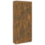Estantería madera contrachapada roble ahumado 82,5x30,5x185,5cm de vidaXL, Librerías y estanterías - Ref: Foro24-815114, Prec...