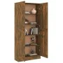 Estantería madera contrachapada roble ahumado 82,5x30,5x185,5cm de vidaXL, Librerías y estanterías - Ref: Foro24-815114, Prec...