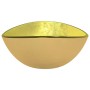 Lavabo de vidrio templado dorado 54,5x35x15,5 cm de vidaXL, Lavabos - Ref: Foro24-345262, Precio: 73,50 €, Descuento: %