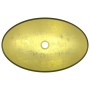 Lavabo de vidrio templado dorado 54,5x35x15,5 cm de vidaXL, Lavabos - Ref: Foro24-345262, Precio: 73,50 €, Descuento: %