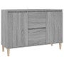 Aparador de madera de ingeniería gris Sonoma 101x35x70 cm de vidaXL, Aparadores - Ref: Foro24-815163, Precio: 103,04 €, Descu...
