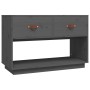 Mueble de TV madera maciza de pino gris 90x40x60 cm de vidaXL, Muebles TV - Ref: Foro24-821524, Precio: 105,98 €, Descuento: %
