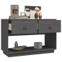 Mueble de TV madera maciza de pino gris 90x40x60 cm de vidaXL, Muebles TV - Ref: Foro24-821524, Precio: 105,98 €, Descuento: %