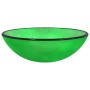 Lavabo de vidrio templado verde 42x14 cm de vidaXL, Lavabos - Ref: Foro24-345264, Precio: 59,08 €, Descuento: %