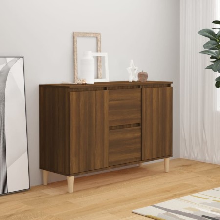 Aparador madera de ingeniería roble marrón 101x35x70 cm de vidaXL, Aparadores - Ref: Foro24-815164, Precio: 95,32 €, Descuent...
