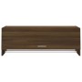 Armario madera contrachapada roble marrón 100x32,5x35 cm de vidaXL, Armarios roperos - Ref: Foro24-815215, Precio: 56,58 €, D...