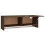 Armario madera contrachapada roble marrón 100x32,5x35 cm de vidaXL, Armarios roperos - Ref: Foro24-815215, Precio: 56,58 €, D...