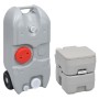 Juego de inodoro portátil y tanque de agua para camping de vidaXL, Camping y senderismo - Ref: Foro24-3154901, Precio: 244,82...