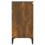 Aparador madera contrachapada color roble ahumado 60x35x70 cm de vidaXL, Aparadores - Ref: Foro24-815159, Precio: 59,85 €, De...