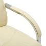 Silla de oficina voladiza de cuero sintético crema en Sillas de oficina | Comprar online en Foru.es
