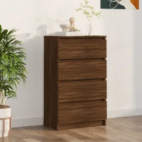 Plywood oak brown sideboard 60x35x98.5 cm by vidaXL, Sideboards - Ref: Foro24-815077, Price: 98,57 €, Discount: %