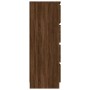 Aparador madera contrachapada roble marrón 60x35x98,5 cm de vidaXL, Aparadores - Ref: Foro24-815077, Precio: 100,21 €, Descue...