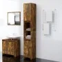 Armario baño madera contrachapada roble ahumado 30x30x183,5cm de vidaXL, Muebles de baño - Ref: Foro24-815108, Precio: 77,16 ...
