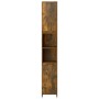 Armario baño madera contrachapada roble ahumado 30x30x183,5cm de vidaXL, Muebles de baño - Ref: Foro24-815108, Precio: 78,36 ...