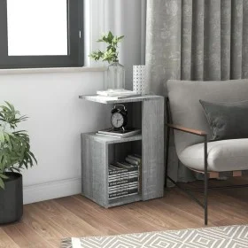 Mesa auxiliar madera contrachapada gris Sonoma 36x30x56 cm de vidaXL, Mesas auxiliares - Ref: Foro24-815190, Precio: 30,50 €,...