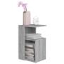 Mesa auxiliar madera contrachapada gris Sonoma 36x30x56 cm de vidaXL, Mesas auxiliares - Ref: Foro24-815190, Precio: 29,57 €,...
