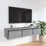Armario de pared madera de ingeniería gris Sonoma 88x26x18,5 cm de vidaXL, Estantes y estanterías - Ref: Foro24-815082, Preci...
