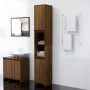 Armario de baño madera contrachapada roble marrón 30x30x183,5cm de vidaXL, Muebles de baño - Ref: Foro24-815110, Precio: 93,8...