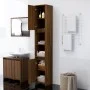 Armario de baño madera contrachapada roble marrón 30x30x183,5cm de vidaXL, Muebles de baño - Ref: Foro24-815110, Precio: 93,8...