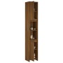Armario de baño madera contrachapada roble marrón 30x30x183,5cm de vidaXL, Muebles de baño - Ref: Foro24-815110, Precio: 95,5...