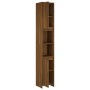 Armario de baño madera contrachapada roble marrón 30x30x183,5cm de vidaXL, Muebles de baño - Ref: Foro24-815110, Precio: 95,5...