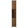 Armario de baño madera contrachapada roble marrón 30x30x183,5cm de vidaXL, Muebles de baño - Ref: Foro24-815110, Precio: 95,5...