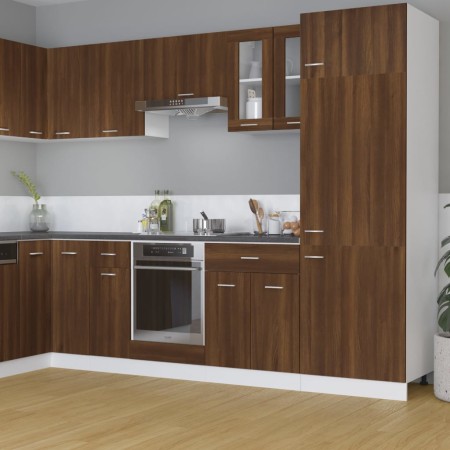 Armario colgante madera de ingeniería marrón roble 60x31x60 cm de vidaXL, Armarios de cocina - Ref: Foro24-815122, Precio: 54...