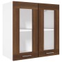 Armario colgante madera de ingeniería marrón roble 60x31x60 cm de vidaXL, Armarios de cocina - Ref: Foro24-815122, Precio: 54...