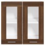 Armario colgante madera de ingeniería marrón roble 60x31x60 cm de vidaXL, Armarios de cocina - Ref: Foro24-815122, Precio: 54...