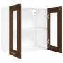 Armario colgante madera de ingeniería marrón roble 60x31x60 cm de vidaXL, Armarios de cocina - Ref: Foro24-815122, Precio: 51...