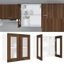 Armario colgante madera de ingeniería marrón roble 60x31x60 cm de vidaXL, Armarios de cocina - Ref: Foro24-815122, Precio: 51...