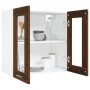Armario colgante madera de ingeniería marrón roble 60x31x60 cm de vidaXL, Armarios de cocina - Ref: Foro24-815122, Precio: 51...