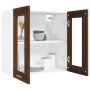 Armario colgante madera de ingeniería marrón roble 60x31x60 cm de vidaXL, Armarios de cocina - Ref: Foro24-815122, Precio: 54...