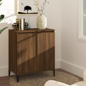 Aparador de madera contrachapada roble marrón 60x35x70 cm de vidaXL, Aparadores - Ref: Foro24-815161, Precio: 68,01 €, Descue...