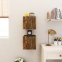 Muebles para TV de pared 2 uds roble ahumado 30,5x30x30 cm de vidaXL, Muebles TV - Ref: Foro24-815136, Precio: 43,29 €, Descu...