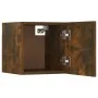 Muebles para TV de pared 2 uds roble ahumado 30,5x30x30 cm de vidaXL, Muebles TV - Ref: Foro24-815136, Precio: 40,96 €, Descu...