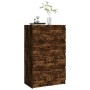 Aparador madera contrachapada color roble ahumado 60x35x98,5 cm de vidaXL, Aparadores - Ref: Foro24-815075, Precio: 77,38 €, ...