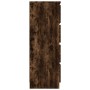 Aparador madera contrachapada color roble ahumado 60x35x98,5 cm de vidaXL, Aparadores - Ref: Foro24-815075, Precio: 77,38 €, ...