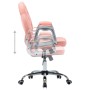 Silla de oficina giratoria de cuero sintético rosa en Sillas de oficina | Comprar online en Foru.es
