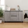 Aparador de madera contrachapada gris Sonoma 104x35x70 cm de vidaXL, Aparadores - Ref: Foro24-815166, Precio: 107,69 €, Descu...